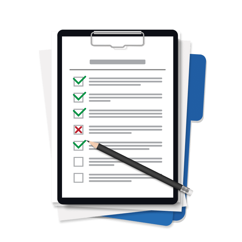 Requirements Engineering - Checkliste mit Bleistift